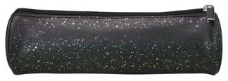 Trousse ronde SCHOOL Dots Glitter coloris noir