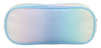 Trousse ovale SCHOOL Holographic coloris bleu
