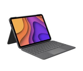 Logitech - Folio Touch pour iPad Air 4ème et 5ème génération - gris oxford