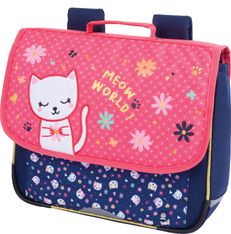 Cartable maternelle Chaton - 35 cm - 1 compartiment - Oberthur
