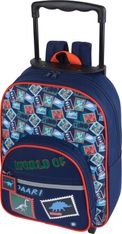 Sac maternelle à roulettes Dino - 1 compartiment - Oberthur