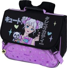 Cartable Manga girl - 38 cm - 2 compartiments - Oberthur