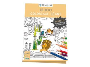 Coloriage PEFC 70 % Zoo Bouchut