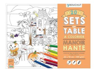 Coloriage PEFC 70 % Manoir hanté Bouchut