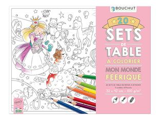 Coloriage PEFC 70 % Mon monde féerique Bouchut