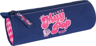 Trousse ronde Muy Pop Fille - 1 compartiment - Oberthur