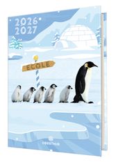 Agenda Pingouin - 1 jour par page - 12,5 x 17,5 cm - Oberthur