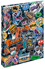 Classeur A4 dos 40 Geek - 25 x 32 cm - Oberthur