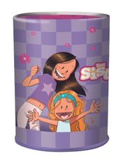 Pot a crayons Les Sisters - 6,7 x 10,7 cm - Oberthur