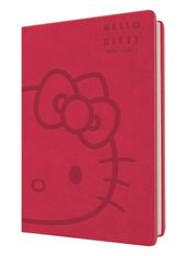 Agenda Hello Kitty - 1 semaine sur 2 pages - 17 x 24,5 cm - tête - Oberthur
