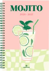 Agenda wire'o Afterwork - 1 semaine sur 2 pages - 17 x 24,5 cm - mojito - Oberthur