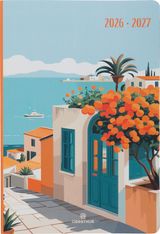 Agenda Road Trip - 1 semaine sur 2 pages - 17 x 24,5 cm - paysage - Oberthur