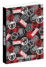 Agenda Avengers - 1 jour par page - 12x17 cm - Gris - Bagtrotter