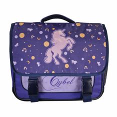 Cartable Cybel - 38 cm - 2 compartiments - Violet - Bagtrotter