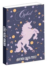Agenda Cybel - 1 jour par page - 12x17 cm - Violet - Bagtrotter