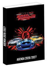 Agenda Fast and Furious - 1 jour par page - 12x17 cm - Noir - Bagtrotter