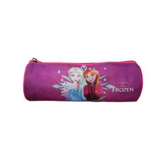Trousse ronde La Reine des Neiges - 1 compartiment - Marine - Bagtrotter