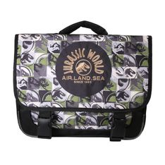 Cartable Jurassic World - 38 cm - 2 compartiments - Vert - Bagtrotter