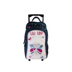 Sac à dos à roulettes Lililou - 2 compartiments - Beige - Bagtrotter
