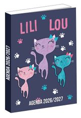 Agenda Lililou - 1 jour par page - 12x17 cm - Violet - Bagtrotter