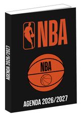 Agenda NBA - 1 jour par page - 12x17 cm - Noir - Bagtrotter