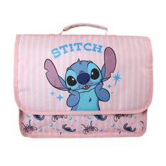 Cartable Stitch - 32 cm - 1 compartiment - Rose - Bagtrotter