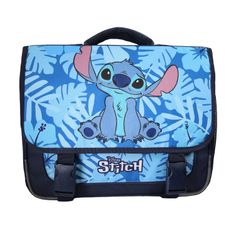 Cartable Stitch - 38 cm - 2 compartiments - Bleu - Bagtrotter