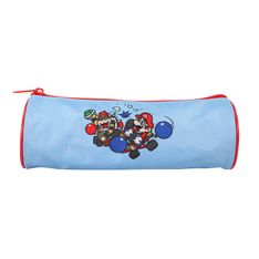 Trousse ronde Super Mario - 1 compartiment - Bleu - Bagtrotter