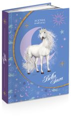 Agenda rembordé Bella Sara - 1 jour par page - 12x17 cm - 2 décors assortis - Kid'Abord