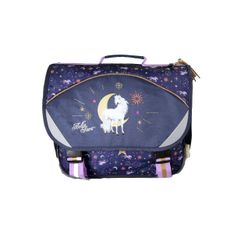 Cartable Bella Sara - 38 cm - 2 compartiments - Marine - Kid'Abord