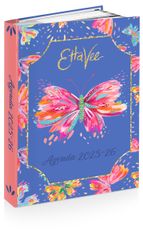 Agenda rembordé Ettavee - 1 jour par page - 12x17 cm - 2 décors assortis - Kid'Abord
