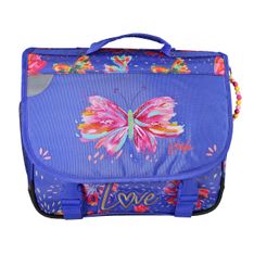 Cartable Ettavee - 38 cm - 2 compartiments - Bleu - Kid'Abord