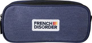 Trousse rectangulaire French Disorder - 2 compartiments - Marine - Kid'Abord