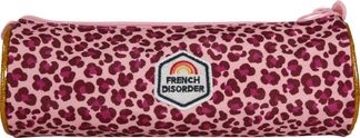 Trousse ronde French Disorder - 1 compartiment - Rose - Kid'Abord