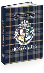 Agenda rembordé Harry Potter - 1 jour par page - 12x17 cm - 2 décors assortis - Kid'Abord