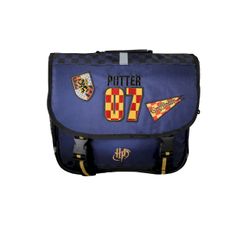 Cartable Harry Potter Quidditch - 38 cm - 2 compartiments - Marine - Kid'Abord