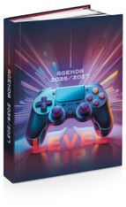 Agenda rembordé Gaming - 1 jour par page - 12x17 cm - 2 décors assortis - Kid'Abord