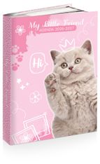 Agenda rembordé My Little Friends - 1 jour par page - 12x17 cm - 2 décors assortis - Kid'Abord