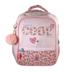 Sac à dos Kip Graou - 2 compartiments - Rose - Kid'Abord