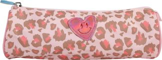 Trousse ronde Kip Graou - 1 compartiment - Rose - Kid'Abord
