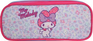 Trousse rectangulaire My Melody - 2 compartiments - Rose - Kid'Abord