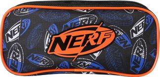 Trousse rectangulaire Nerf - 2 compartiments - Noir - Kid'Abord
