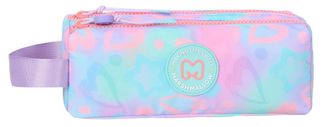 Trousse Marshmallow Funny Love - 2 compartiments - Violet - Marshmallow