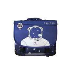Cartable réversible 38 cm Cosmo - 2 compartiments - Marine - Pol Fox