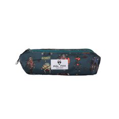 Trousse rectangulaire Robot - 2 compartiments - Marine - Pol Fox
