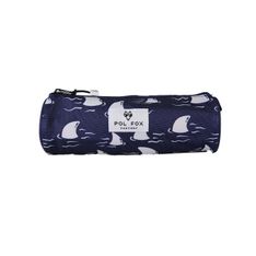 Trousse ronde Shark - 1 compartiment - Marine - Pol Fox