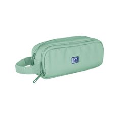 Fourre-tout rectangulaire 2 zips oxford b-smart vert clair- Hamelin