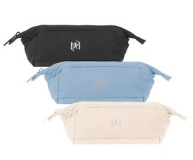 Oxford Identity  trousse plate grande ouverture 22x13x10 - 1 compartiment - Disponibles 3 coloris