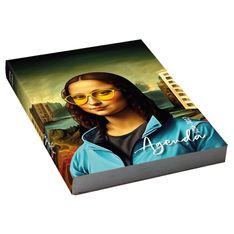 Agenda scolaire journalier 12 x 17 cm - couverture souple - motif art