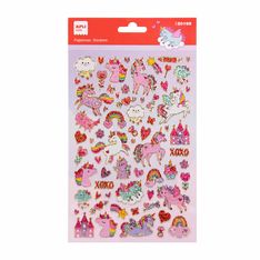 Pegatinas MAXI Unicornios holográficos